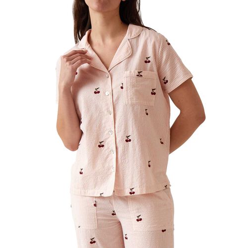 Wallace Cotton Rosa PJ Shirts